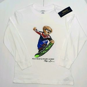 🆕️ Polo by Ralph Lauren Boys Bear Long Sle